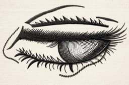 Artistic Eye Embroidery Design | Hand Drawn Line Art (Instant Download) thumbnail 4