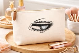 Artistic Eye Embroidery Design | Hand Drawn Line Art (Instant Download) thumbnail 3