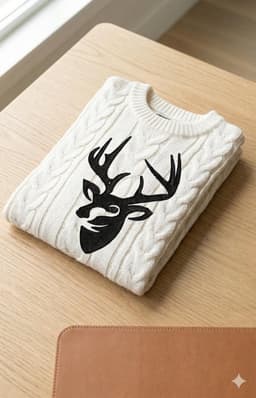 Majestic Deer Head Embroidery Design | Buck Antler Machine Embroidery File | Hunting Wildlife Pattern thumbnail 5