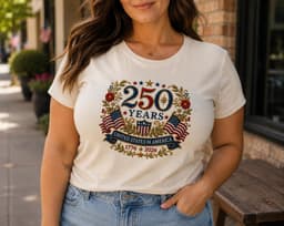 America 250 Celebration Embroidery Design | USA Flag Embroidery File 1776-2026 | Instant Download thumbnail 5