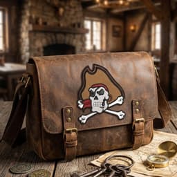 Pirate Skull Embroidery Patch, Jolly Roger Design, Anime Style (4 Sizes) thumbnail 5