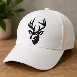 Majestic Deer Head Embroidery Design | Buck Antler Machine Embroidery File | Hunting Wildlife Pattern thumbnail 2