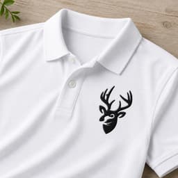 Majestic Deer Head Embroidery Design | Buck Antler Machine Embroidery File | Hunting Wildlife Pattern thumbnail 3