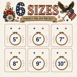 America 250 Celebration Embroidery Design | USA Flag Embroidery File 1776-2026 | Instant Download thumbnail 9