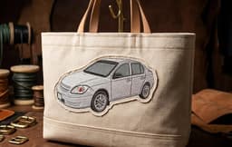 Silver Sedan Car Embroidery Design | Realistic Car Machine Embroidery Pattern | Instant Download thumbnail 2