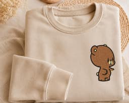 Bear Couple Embroidery Design, Chibi Teddy Bear Love Pattern (Instant Download) thumbnail 2