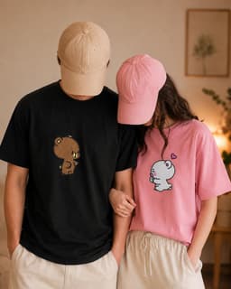 Bear Couple Embroidery Design, Chibi Teddy Bear Love Pattern (Instant Download) thumbnail 4